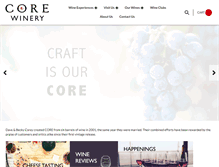 Tablet Screenshot of corewine.com